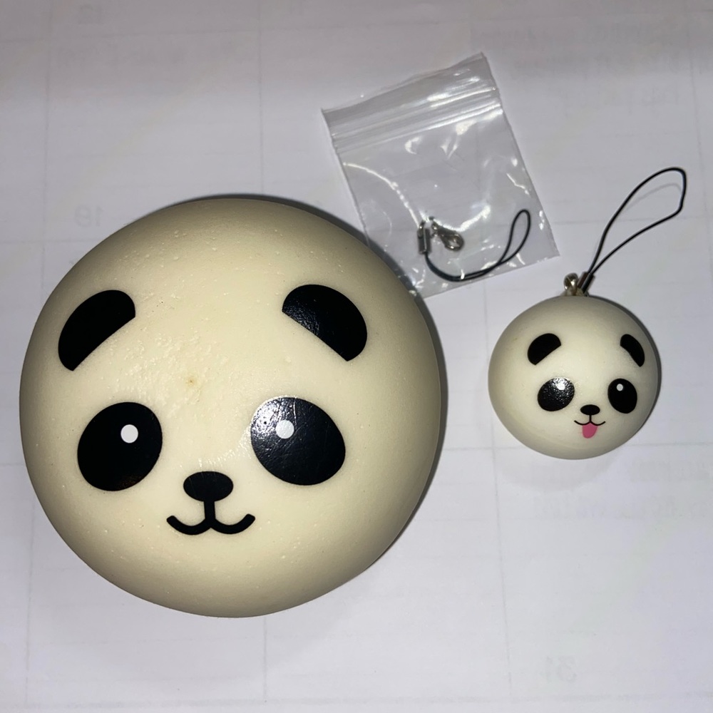 Panda bun squishy